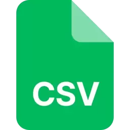CSV File Format Vector