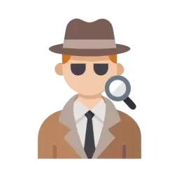 Detective Icon SVG Free