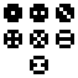 Dial Pad Pixel Icon