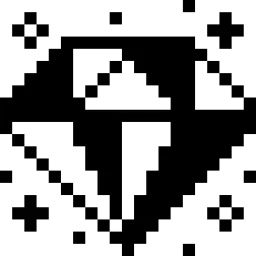 Diamon Pixel Icon