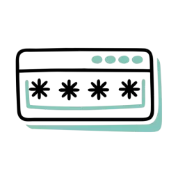 Digital Password Icon