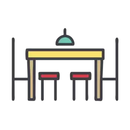 Dining Table Vector
