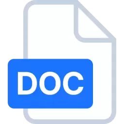DOC File Format Free Vector