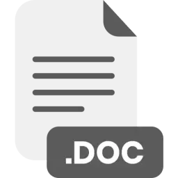 DOC File Format Icon