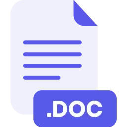DOC File Format Icon