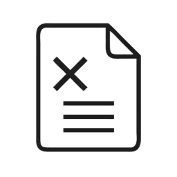 Document Error Icon