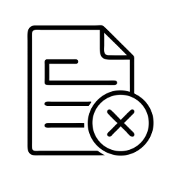 Document Error Icon