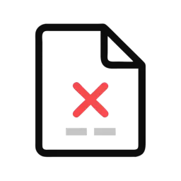 Document Error Icon