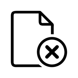 Document Error Icon