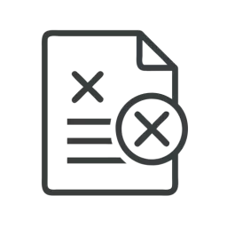 Document Error Icon