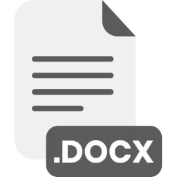 DOCX File Format Vector