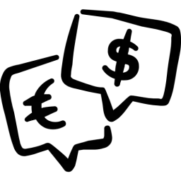 Dollar Euro Chat Icon