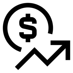 Dollar Increase Icon