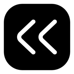 Double Arrow Left Icon