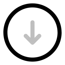 Duotone Arrow Down Vector free download