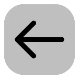 Duotone Arrow Left Icon
