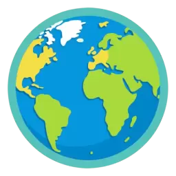 Earth Emblem Vector