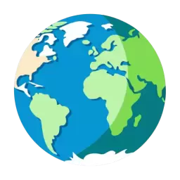 Circle World Free Vector