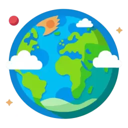 Circle World Vector