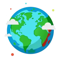 Circle World Icon