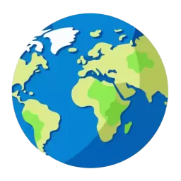 Earth Map Icon