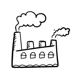 Factory Carbon Icon