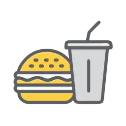 Fast Food Free Symbol