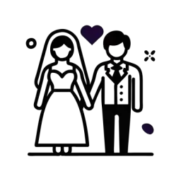 Filled Marriage Ceremony Icon