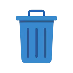 Filled Rubbish Bin