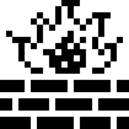 Firewall Pixel Icon