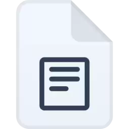 Flat Document File Icon