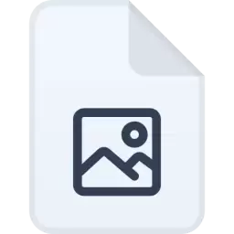 Flat Image File Icon