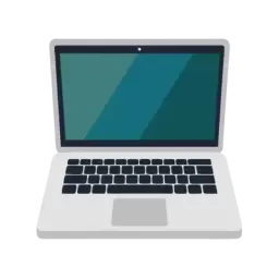 Flat Laptop Icon