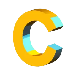 Free 3d Letter C Vector
