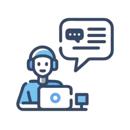 Free AI Agent Chat Symbol