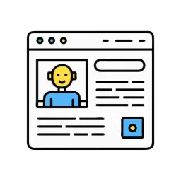 Free AI Agent Web Icon
