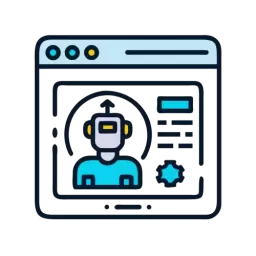 Free AI Agent Web Symbol