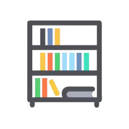 Free Bookshelf Vector