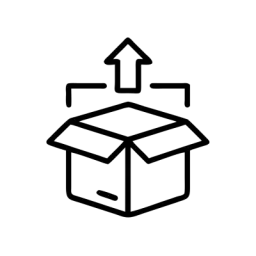Free Box Icon Up
