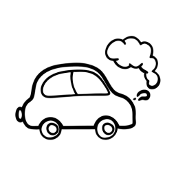 Free Car Emission Symbol