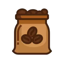 Free Coffee Beans Bag Vector