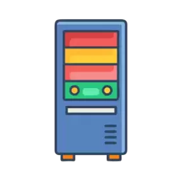 Free Colored Computer Case Icon