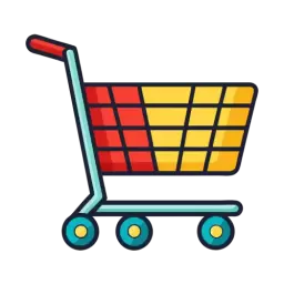 Free Colored Shopping Cart