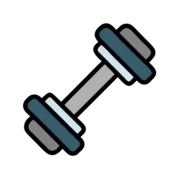 Free Dumbbell Symbol SVG