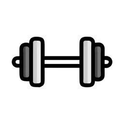 Free Dumbbell Vector SVG