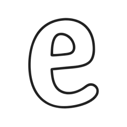 Free E Letter Vector