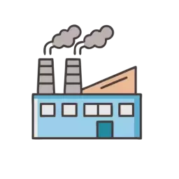 Free Factory Carbon Icon
