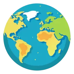 Free Globe Emblem Icon