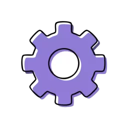 Free Hand Drawn Gear Icon