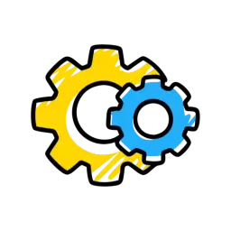 Free Hand Drawn Gear Symbol